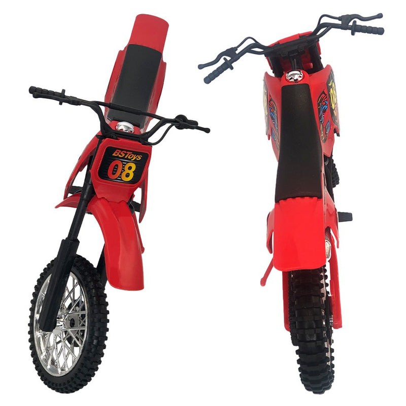Moto de Motocross de Brinquedo com Apoio - Vermelho (364VM)