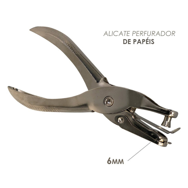 Alicate Furador Perfurador Papel Eva Circulo Scrapbook 6mm (WPG06024)